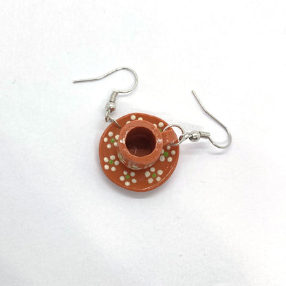 Barro CUP and PLATE COMBO earrings