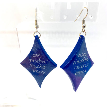 Con Mucho, Mucho Amor! Galaxy Star earrings