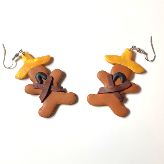 Gingerbread Men Revolutionaries Cookies Earrings